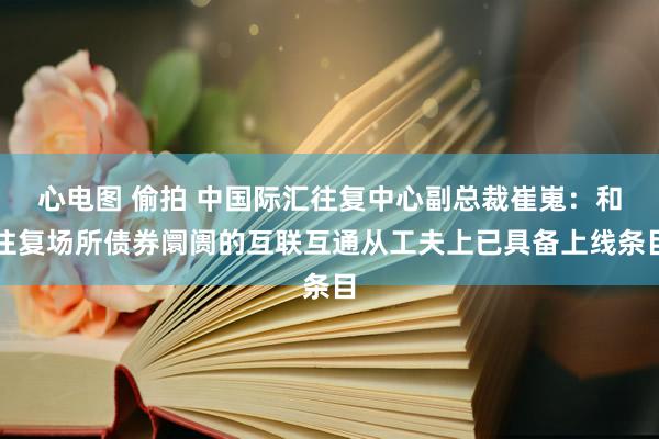 心电图 偷拍 中国际汇往复中心副总裁崔嵬：和往复场所债券阛阓的互联互通从工夫上已具备上线条目