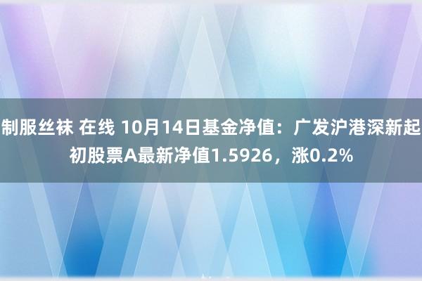 制服丝袜 在线 10月14日基金净值：广发沪港深新起初股票A最新净值1.5926，涨0.2%