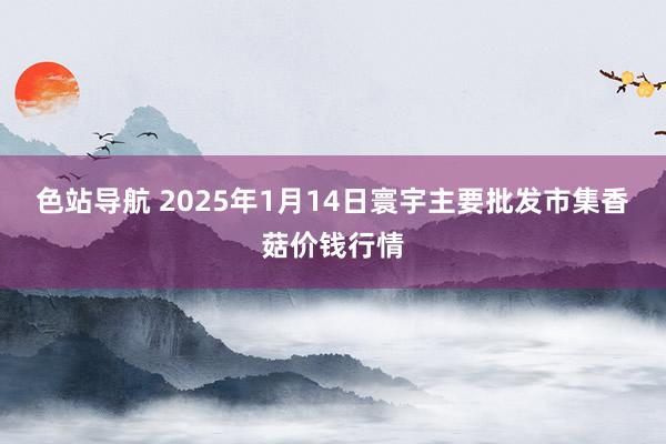 色站导航 2025年1月14日寰宇主要批发市集香菇价钱行情